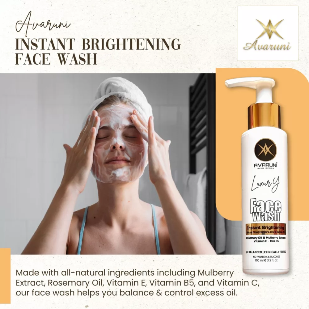 Avaruni Instant Brightening Facewash